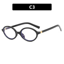 Load image into Gallery viewer, Retro Small Frame Oval Blue-light-blocking Glasses Fashionable Versatile Durable Metal Hinge Glasses for Women