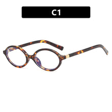 Load image into Gallery viewer, Retro Small Frame Oval Blue-light-blocking Glasses Fashionable Versatile Durable Metal Hinge Glasses for Women