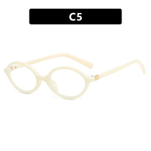 Load image into Gallery viewer, Retro Small Frame Oval Blue-light-blocking Glasses Fashionable Versatile Durable Metal Hinge Glasses for Women