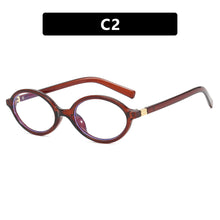 Load image into Gallery viewer, Retro Small Frame Oval Blue-light-blocking Glasses Fashionable Versatile Durable Metal Hinge Glasses for Women