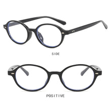 Load image into Gallery viewer, Simple Retro Oval Small Frame Blue-light-blocking Glasses Fashionable Versatile Durable Metal Hinge Glasses for Women
