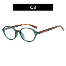 Load image into Gallery viewer, Simple Retro Oval Small Frame Blue-light-blocking Glasses Fashionable Versatile Durable Metal Hinge Glasses for Women