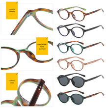 Load image into Gallery viewer, Simple Retro Oval Small Frame Blue-light-blocking Glasses Fashionable Versatile Durable Metal Hinge Glasses for Women