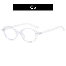 Load image into Gallery viewer, Simple Retro Oval Small Frame Blue-light-blocking Glasses Fashionable Versatile Durable Metal Hinge Glasses for Women