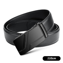Load image into Gallery viewer, Versatile Automatic Buckle Men's Waist Belt PU Leather Metal Buckle Waistband Fashionable Business Casual Belt Waist Decoration