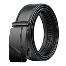 Load image into Gallery viewer, Versatile Automatic Buckle Men's Waist Belt PU Leather Metal Buckle Waistband Fashionable Business Casual Belt Waist Decoration