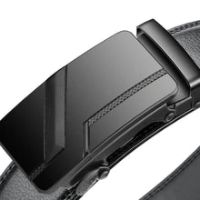 Load image into Gallery viewer, Versatile Automatic Buckle Men's Waist Belt PU Leather Metal Buckle Waistband Fashionable Business Casual Belt Waist Decoration