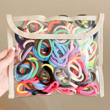 Load image into Gallery viewer, 50pcs/set Colorful Seamless Hair Band Highly Elastic Durable Rubber Band Hair Tie Headwear Hair Accessories for Children