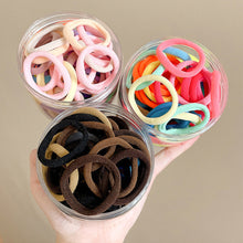 Load image into Gallery viewer, 50pcs/set Colorful Seamless Hair Band Highly Elastic Durable Rubber Band Hair Tie Headwear Hair Accessories for Children