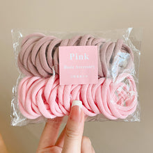 Load image into Gallery viewer, 50pcs/set Colorful Seamless Hair Band Highly Elastic Durable Rubber Band Hair Tie Headwear Hair Accessories for Children