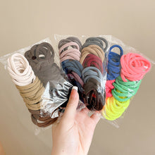 Load image into Gallery viewer, 50pcs/set Colorful Seamless Hair Band Highly Elastic Durable Rubber Band Hair Tie Headwear Hair Accessories for Children
