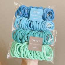 Load image into Gallery viewer, 50pcs/set Colorful Seamless Hair Band Highly Elastic Durable Rubber Band Hair Tie Headwear Hair Accessories for Children