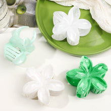 Load image into Gallery viewer, Colorful Flower Marbling Hairpin Hair Claw Clip Creative Plastic Hair Clip Simple Fashionable Headwear Hair Accessories for Women