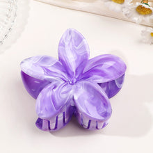 Load image into Gallery viewer, Colorful Flower Marbling Hairpin Hair Claw Clip Creative Plastic Hair Clip Simple Fashionable Headwear Hair Accessories for Women