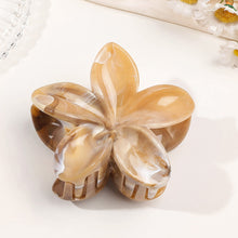 Load image into Gallery viewer, Colorful Flower Marbling Hairpin Hair Claw Clip Creative Plastic Hair Clip Simple Fashionable Headwear Hair Accessories for Women