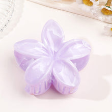Load image into Gallery viewer, Colorful Flower Marbling Hairpin Hair Claw Clip Creative Plastic Hair Clip Simple Fashionable Headwear Hair Accessories for Women