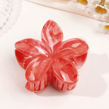 Load image into Gallery viewer, Colorful Flower Marbling Hairpin Hair Claw Clip Creative Plastic Hair Clip Simple Fashionable Headwear Hair Accessories for Women