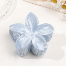 Load image into Gallery viewer, Colorful Flower Marbling Hairpin Hair Claw Clip Creative Plastic Hair Clip Simple Fashionable Headwear Hair Accessories for Women