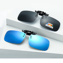 Load image into Gallery viewer, Polarizing Sunglasses Clip UV Protection Lightweight Outdoor Anti Glare Square Sunglasses for Cycling Driving Fishing Hiking