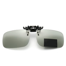 Load image into Gallery viewer, Polarizing Sunglasses Clip UV Protection Lightweight Outdoor Anti Glare Square Sunglasses for Cycling Driving Fishing Hiking