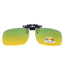 Load image into Gallery viewer, Polarizing Sunglasses Clip UV Protection Lightweight Outdoor Anti Glare Square Sunglasses for Cycling Driving Fishing Hiking