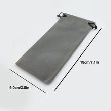 Load image into Gallery viewer, Portable Drawstring Drawstring Glasses Storage Bag Simple Flocking Fabric Glasses Protective Bag Glasses Jewelry Storage