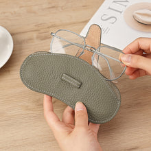 Load image into Gallery viewer, Portable Glasses Storage Bag Simple Fashionable PU Leather Glasses Protective Cover Sunglasses Reading Glasses Storage