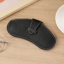 Load image into Gallery viewer, Portable Glasses Storage Bag Simple Fashionable PU Leather Glasses Protective Cover Sunglasses Reading Glasses Storage
