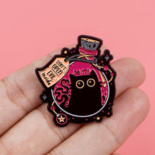 Load image into Gallery viewer, Cartoon Cute Black Cat Brooch Women's Brooch Pin Alloy Multifunctional Decoration Badge Clothing Accessories Backpack Accessories