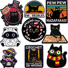 Load image into Gallery viewer, Cartoon Cute Black Cat Brooch Women's Brooch Pin Alloy Multifunctional Decoration Badge Clothing Accessories Backpack Accessories