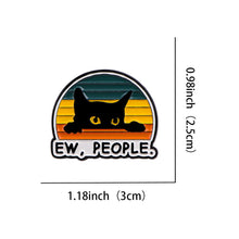 Load image into Gallery viewer, Cartoon Cute Black Cat Brooch Women's Brooch Pin Alloy Multifunctional Decoration Badge Clothing Accessories Backpack Accessories