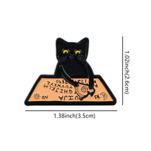 Load image into Gallery viewer, Cartoon Cute Black Cat Brooch Women's Brooch Pin Alloy Multifunctional Decoration Badge Clothing Accessories Backpack Accessories