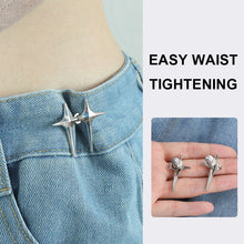 Load image into Gallery viewer, Cross Star Waist Buckle Detachable No-staple No-sew Button Durable Alloy Buckle Skirt Pants DIY Clothing Accessories