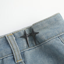 Load image into Gallery viewer, Cross Star Waist Buckle Detachable No-staple No-sew Button Durable Alloy Buckle Skirt Pants DIY Clothing Accessories