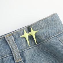 Load image into Gallery viewer, Cross Star Waist Buckle Detachable No-staple No-sew Button Durable Alloy Buckle Skirt Pants DIY Clothing Accessories