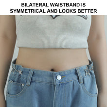 Load image into Gallery viewer, Smiling Pentagram Waist Buckle Detachable No-staple No-sew Button Convenient Alloy Buckle Skirt Pants DIY Clothing Accessories