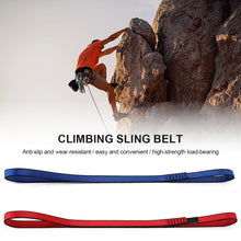 Load image into Gallery viewer, 22kN Outdoor Climbing Rock Sling Belt Protective Supplies High Strength Polyester Wearable Belts Professional Equipment