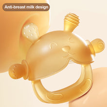 Load image into Gallery viewer, Silicone Teether Silicone Toddler Chew Toys Sensory Toys Anti Drop Wrist Hand Teether Baby Teething Mitten Food-Grade Soothing