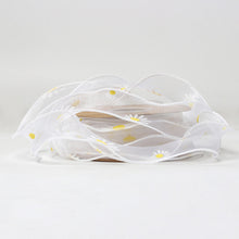 Load image into Gallery viewer, 4cm*9m Daisy Pattern Ribbon Gracefull Fish Tail Gift Decoration Bow Ribbons Packaging Material Wrapping Supplies