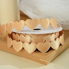 Load image into Gallery viewer, Heart To Heart Ribbon Love Weaving Flower Packaging Material Flower Bundle Cake Ribbon Gift Bow Tie Flower Art
