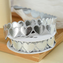 Load image into Gallery viewer, Heart To Heart Ribbon Love Weaving Flower Packaging Material Flower Bundle Cake Ribbon Gift Bow Tie Flower Art