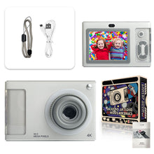 Load image into Gallery viewer, Y2K CCD Camera 1080P 48MP Portable Kids Camera 4X Zoom with Dual Lenses 2.4inch IPS Screen for Boys Girls Teenagers Gift