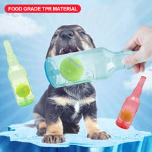 Load image into Gallery viewer, Pet Chew Toy Pet Sound Bite Resistant Molar Floating Rubber TPR Tennis Bottle Pet Bottle Ball Squeaky Toy Accessories