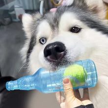 Load image into Gallery viewer, Pet Chew Toy Pet Sound Bite Resistant Molar Floating Rubber TPR Tennis Bottle Pet Bottle Ball Squeaky Toy Accessories
