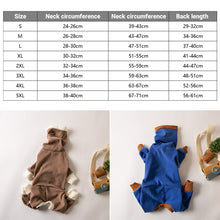 Load image into Gallery viewer, S-5XL Dog Clothes Cozy Dog Jumpsuit for Small Medium Large Big Dogs Shepherd Pet Turtleneck Velvet Pajamas