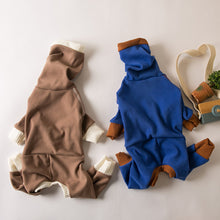 Load image into Gallery viewer, S-5XL Dog Clothes Cozy Dog Jumpsuit for Small Medium Large Big Dogs Shepherd Pet Turtleneck Velvet Pajamas
