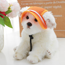 Load image into Gallery viewer, Summer Pet Hat Breathable Sunshade Cat And Dog Hat Bow Ear Leakage Dog Supplies Pet Clothes For Small Dogs