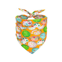 Load image into Gallery viewer, 4PCS Dog Easter Costumes Adorable Bunny Ears Headband Cute Dog Bandana Funny Carrot Shape Rope Teeth Cleaning Dog Chew Toys