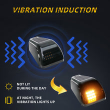 Load image into Gallery viewer, 1PC 12LED Car Roof Lights Solar Powered Flashing Lights Cab Punch-Free Phone App Control Wireless Or Truck
