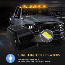 Load image into Gallery viewer, 1PC 12LED Car Roof Lights Solar Powered Flashing Lights Cab Punch-Free Phone App Control Wireless Or Truck
